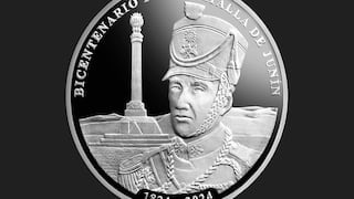 BCRP pone en circulación moneda de plata alusiva al Bicentenario de la Batalla de Junín
