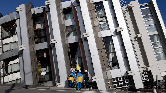Terremoto en Japón: sube a 168 el número de muertos y hay 103 desaparecidos