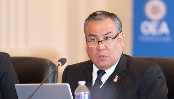 Gustavo Adrianzén pidió mesura al Congreso en el proceso contra la JNJ. (Foto: OEA)