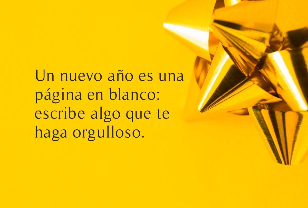 Compartir frases de Año Nuevo es una forma sencilla de transmitir buenos deseos y motivación. | Crédito: Freepik/Mag