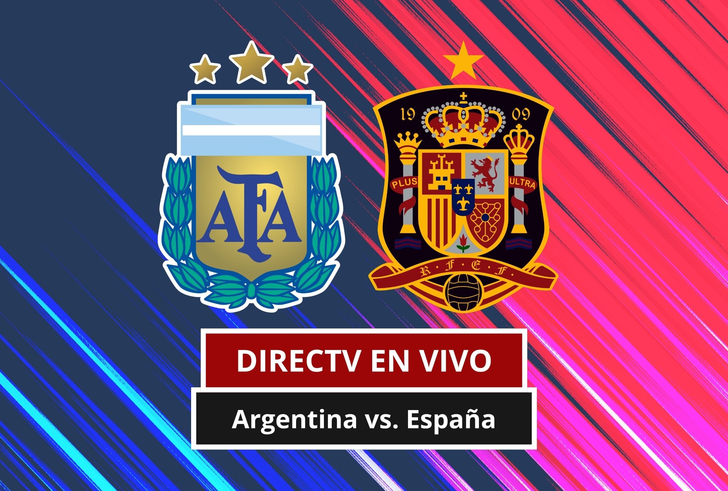 Revisa esta nota para que sepas cómo ver EN VIVO y EN DIRECTO el partido Argentina vs. España por la gran final de la Copa Mundial 2026 vía DIRECTV y DGO Online. (Foto: Composición Canva - Mag)