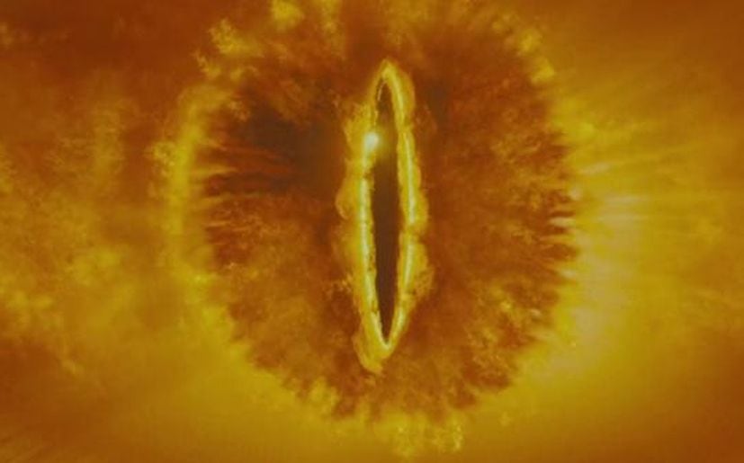 El Ojo de Sauron visto en las películas de "El señor de los anillos" (Foto: New Line Cinema)