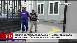 Capturan a ‘Los Despiadados de Ancón’ por los delitos de extorsión, tráfico de drogas y sicariato | VIDEO