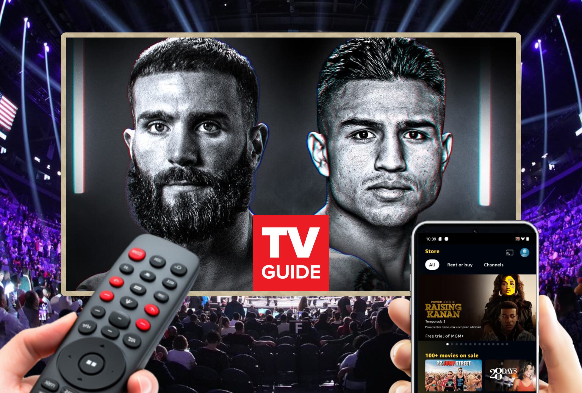 Lista de canales de TV y servicios streaming para ver la pelea entre Caleb Plant y José Armando Reséndiz este sábado 31 de mayo por el cinturón interino de la división supermediano desde el Michelob ULTRA Arena de Las Vegas (Foto: Canva.com - Noé Yactayo)