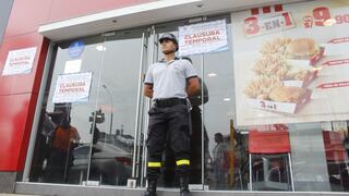 San Luis clausuró local de KFC de la avenida Canadá por incumplir medidas de seguridad 