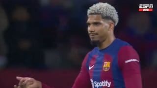 El polémico gesto de Araújo tras ser expulsado del Barcelona vs PSG | VIDEO
