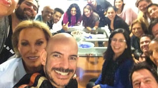 Ricardo Morán publicó ‘selfie’ con equipo de "La banda"