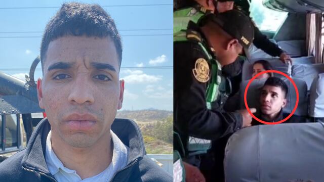 Steven Loayza fue detenido en Tumbes gracias al plan cerco aplicado por la Policía Nacional del Perú.
Fotos: PNP/ Composición GEC