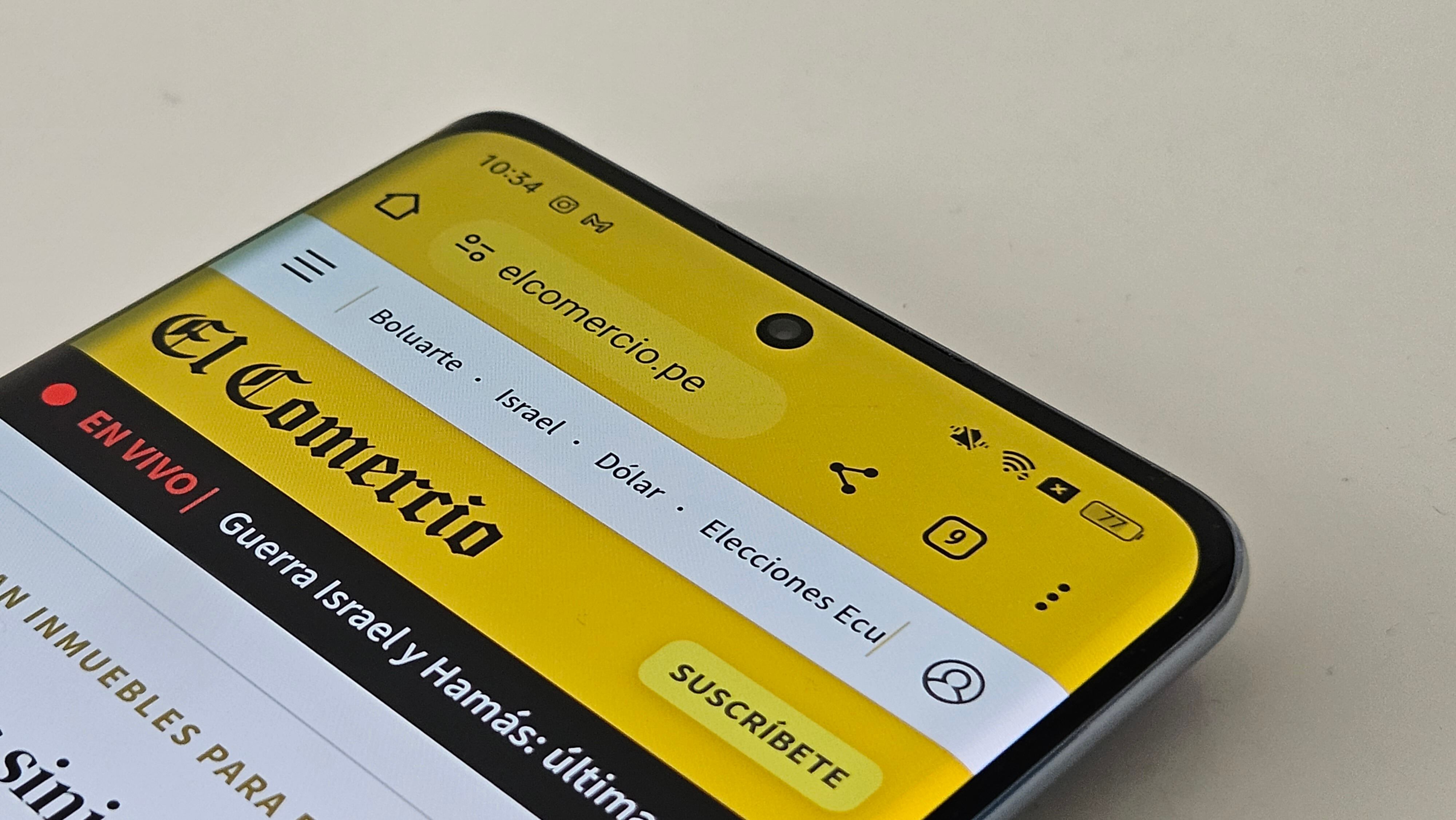 El Oppo Reno 10 tiene una pantalla de 6,7 pulgadas y tasa de refresco de 120Hz.