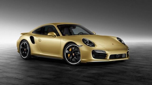 FOTOS: Este es el exclusivo Porsche 911 Turbo Gold