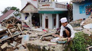 Terremoto en Indonesia: suben a 318 los muertos y hay más de 7.700 heridos