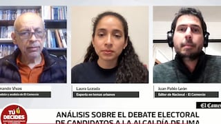 Debate municipal del JNE: Tres analistas evaluaron este encuentro clave de candidatos | video