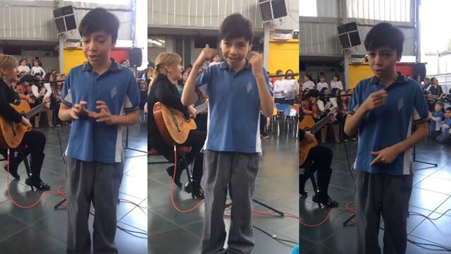Niño le 'cantó' a su madre sorda en lenguaje de señas y conmovió a miles de usuarios