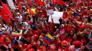 Venezuela: chavistas marchan contra el "imperialismo" de EE.UU.