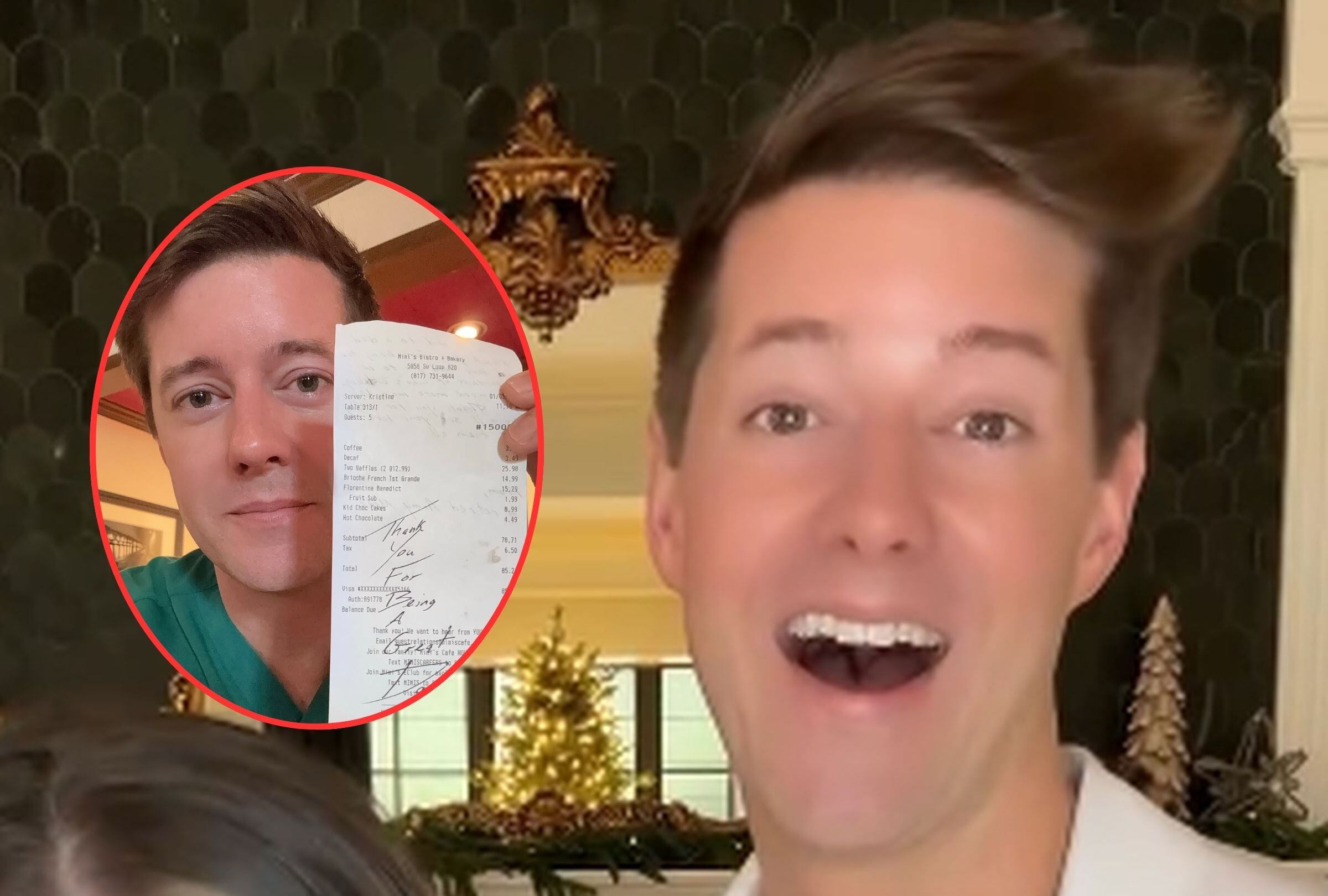 El Dr. J Mack Slaughter se llevó una gran sorpresa luego que un desconocido le pagara su desayuno familiar por considerar que es “un gran padre”. (Foto: @dr.jmack / Instagram)