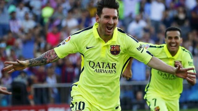Lionel Messi anotó el gol que le dio el título al Barcelona