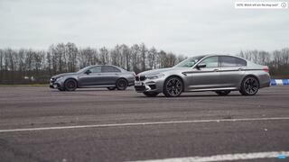 Duelo de velocidad: BMW M5 se enfrenta al Mercedes-AMG E 63 S | VIDEO