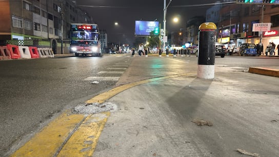 Bolardo retirado