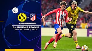 ¿A qué hora y dónde ver el Dortmund vs. Atlético Madrid?