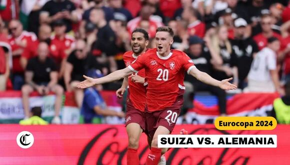 Ver Suiza vs. Alemania EN VIVO: Horario de inicio, posibles alineaciones y canales para ver el partido por la Eurocopa 2024. UEFA / Composición El Comercio