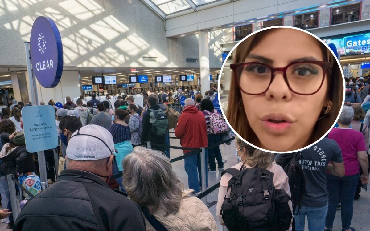 Cherry Yashira Matute, turista hondureña, compartió en TikTok su experiencia al viajar con su esposo y sus cuatro hijos a Estados Unidos. (Foto: @cherrymatutez / TikTok)