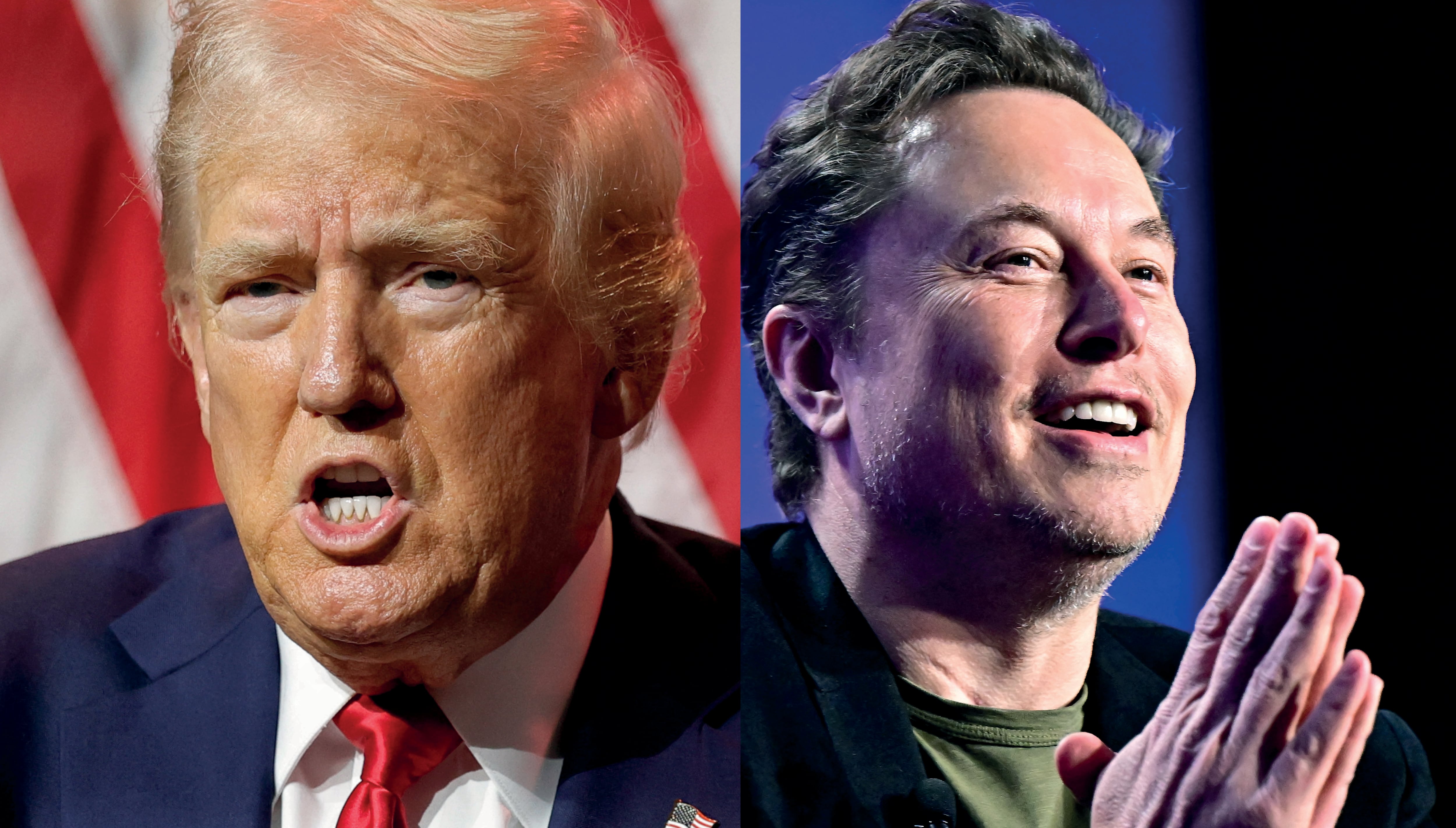 Donald Trump y Elon Musk podrían trabajar juntos, en caso el candidato republicano gane las elecciones del 5 de noviembre en USA (Foto: Odd ANDERSEN / AFP)
