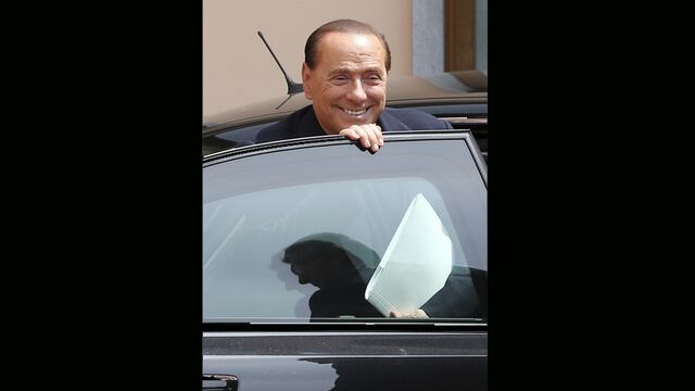 Berlusconi en su primer día de condena de trabajos sociales