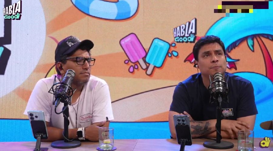 Curwen renunció en vivo al programa Habla Good tras polémica con el Zein. (Foto: Captura de YouTube)