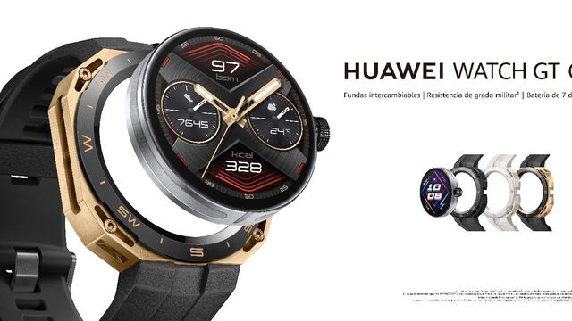Huawei Watch GT Cyber: un reloj con carcasas intercambiables diseñado para elevar el outfit de sus usuarios