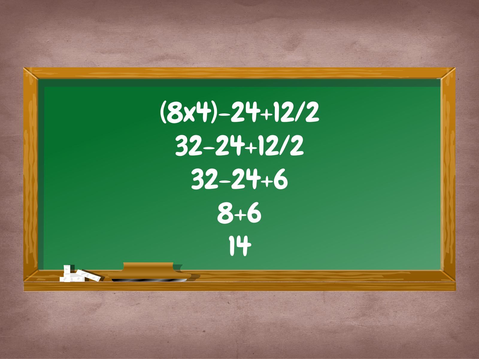 Reto matemático: Esta es la solución correcta de este problema numérico. (Creación: Mag)