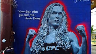 Ronda Rousey: impresionante mural en lugar donde creció