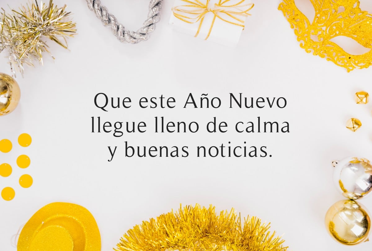 Las mejores frases de Año Nuevo ayudan a empezar el año con alegría y confianza. | Crédito: Freepik/Mag