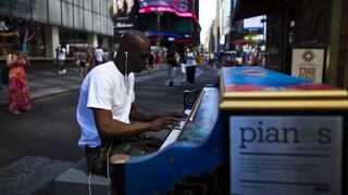 FOTOS: 88 pianos inundan de música las calles de Nueva York