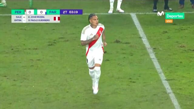 Paolo Guerrero recibió gran ovación en el Estadio Monumental tras su ingreso ante Paraguay | VIDEO