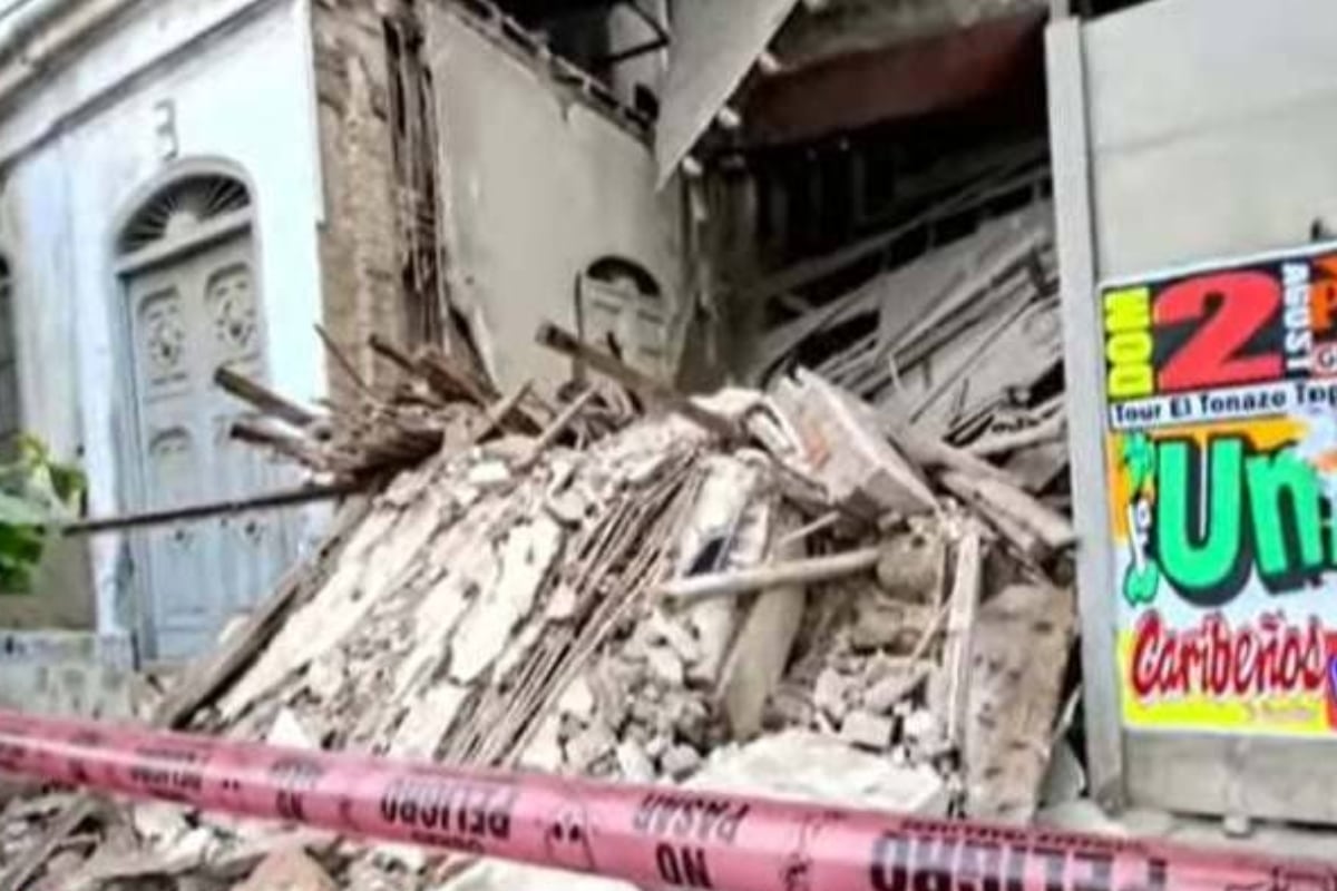 Chiclayo: colapsa pared de colegio con 121 años de antigüedad y declarado monumento histórico