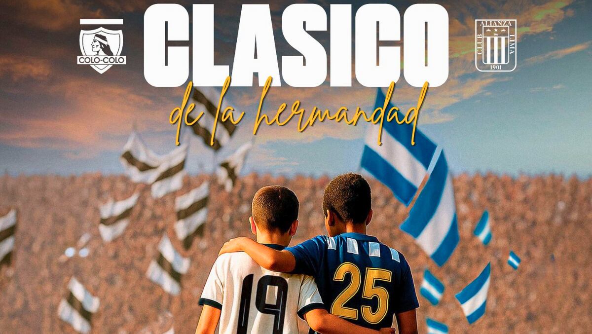 Alianza Lima enfrentará a Colo Colo en el llamado "Clásico de la hermandad" | FOTO: Colo Colo