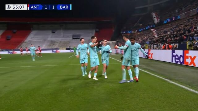 Gol de Ferrán Torres: Barcelona empata 1-1 ante Antwerp  por Champions League | VIDEO