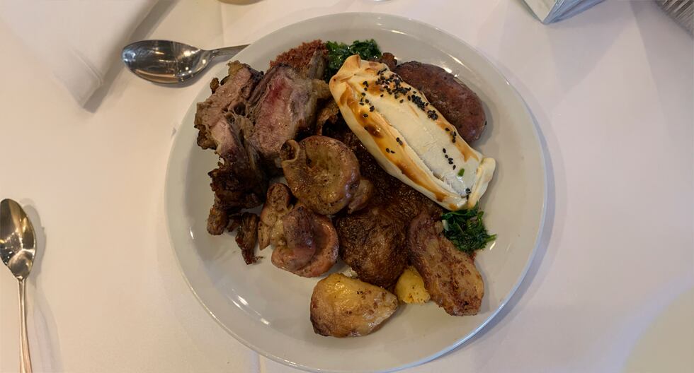 Una parrilla argentina en uno de los varios restaurantes de Puerto Madero.