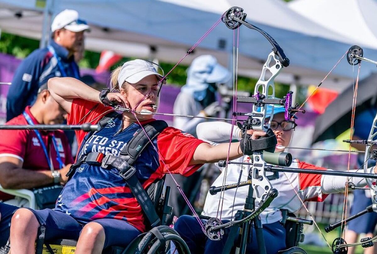 Tracy Otto pasó de estar a un paso de la muerte a representar a Estados Unidos en su equipo de tiro con arco en los Juegos Paralímpicos de París 2024. (Instagram tracy_otto)