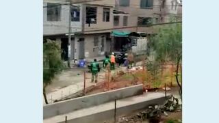 SJL: trabajadores municipales son asaltados mientras realizaban obras
