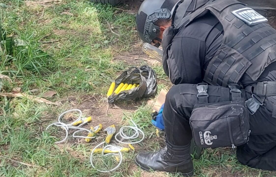 Detienen a sujeto con dinamita en Surco: material iba destinado a extorsiones, según la PNP. (Foto: Difusión)