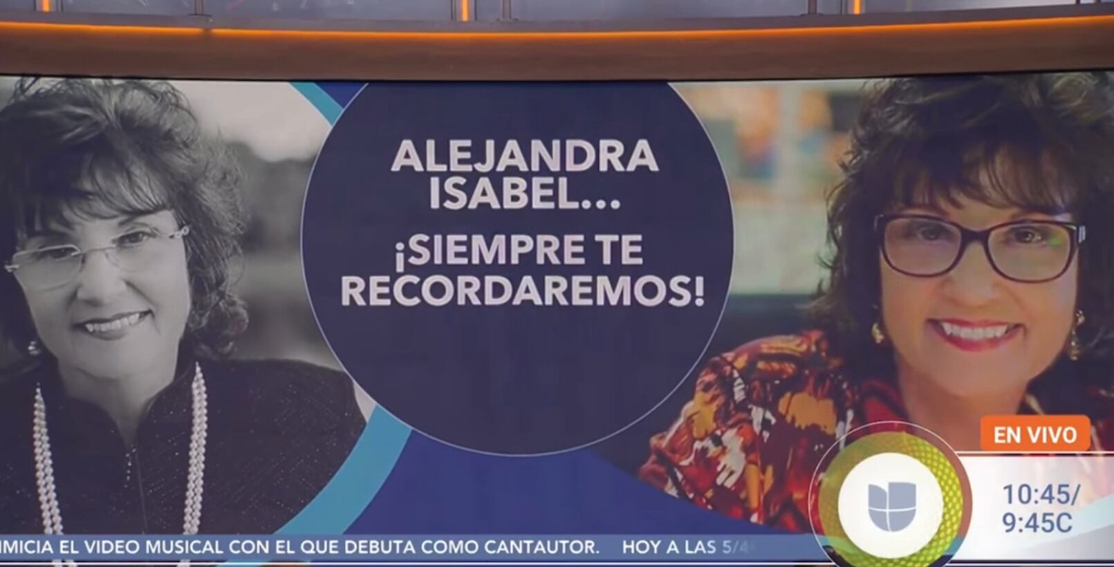 La productora fue homenajeada en la transmisión del jueves 26 de enero (Foto: Despierta América)