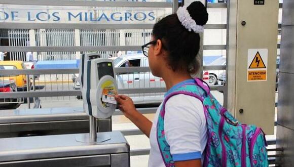 Metropolitano incrementó las tarifas de los pasajes para escolares y estudiantes universitarios. (Foto: ATU)