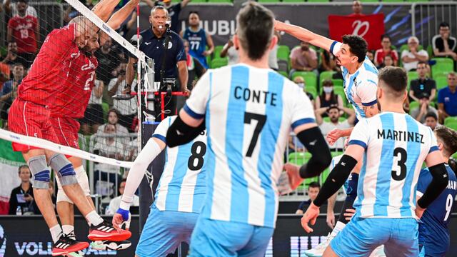 Argentina cayó ante Irán en su debut en el Mundial masculino de vóley 2022