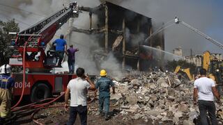 Reportan al menos 3 muertos y decenas de heridos tras explosión en almacenes de Ereván, capital de Armenia