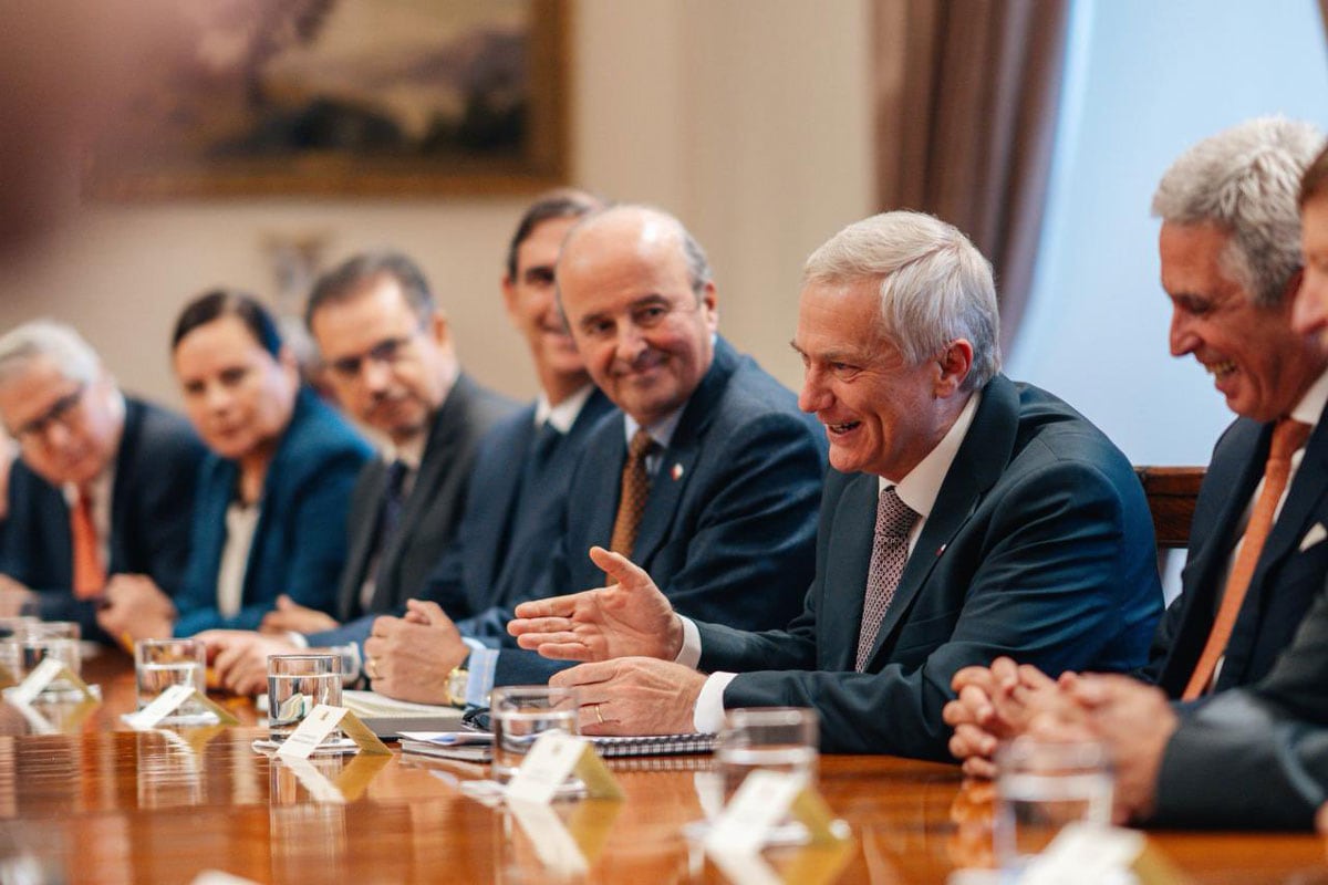 Presidente de Chile se reúne con Consejo Empresarial Chile