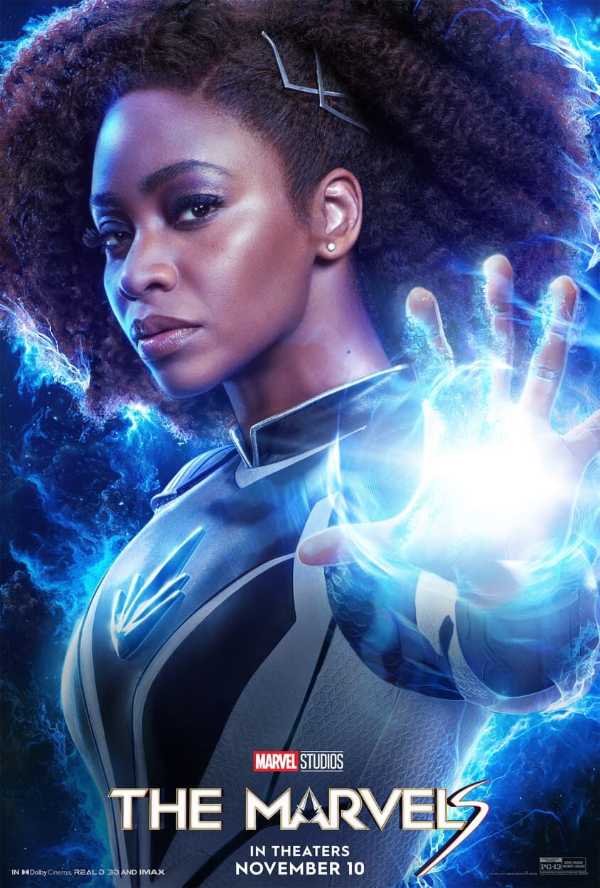 Teyonah Parris como Mónica Rambeau en "The Marvels" (Foto: Marvel Studios)