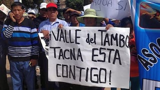 En Tacna se movilizaron contra el proyecto Tía María