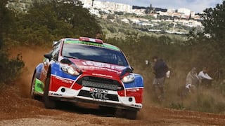 Nicolás Fuchs fue segundo en el shakedown del Rally Portugal
