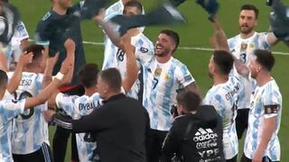 Presente en la Finalissima: jugadores argentinos dedican cántico a Maradona en el corazón de Wembley | VIDEO